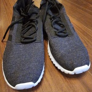 Adidas Black and White Cross Trainers